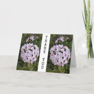 Flowering Shrub Floral Thank You Card