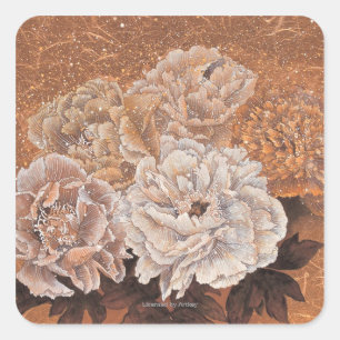 Flowering Shrubs Square Sticker