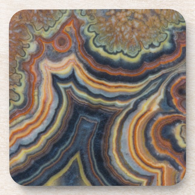 Flowering tube onyx coaster (Front)