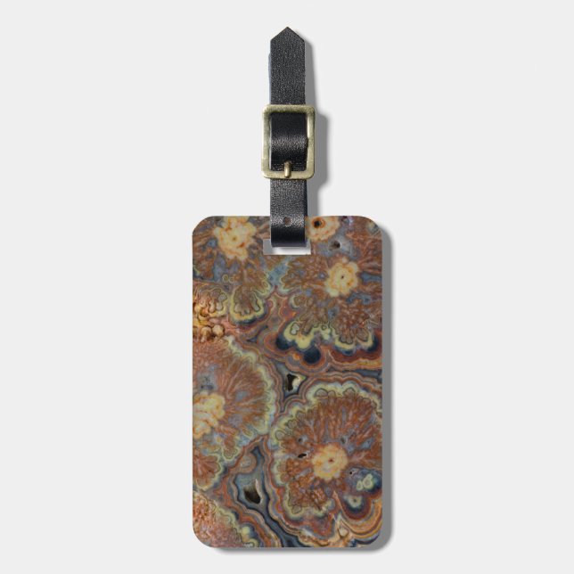 Flowering Tube Onyx Luggage Tag (Front Vertical)