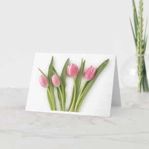 Flowering Tulips Card