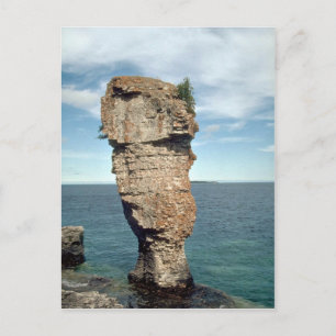 Flowerpot Island, Georgian Bay, Ontario, Canada ro Postcard