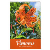 FLOWERS 12-Month Beautiful Floral