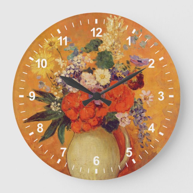 Flowers, 1910 large clock (Front)
