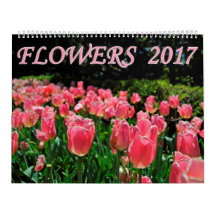 Flowers 2017 calendar