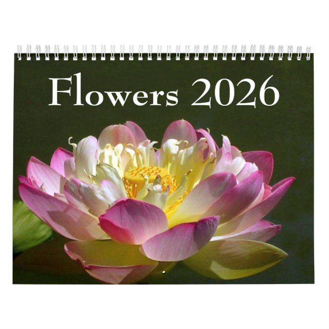 Flowers 2026 Calendar (Cover)