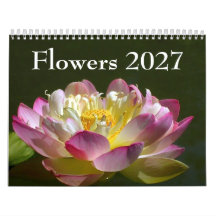 Flowers 2027 Calendar