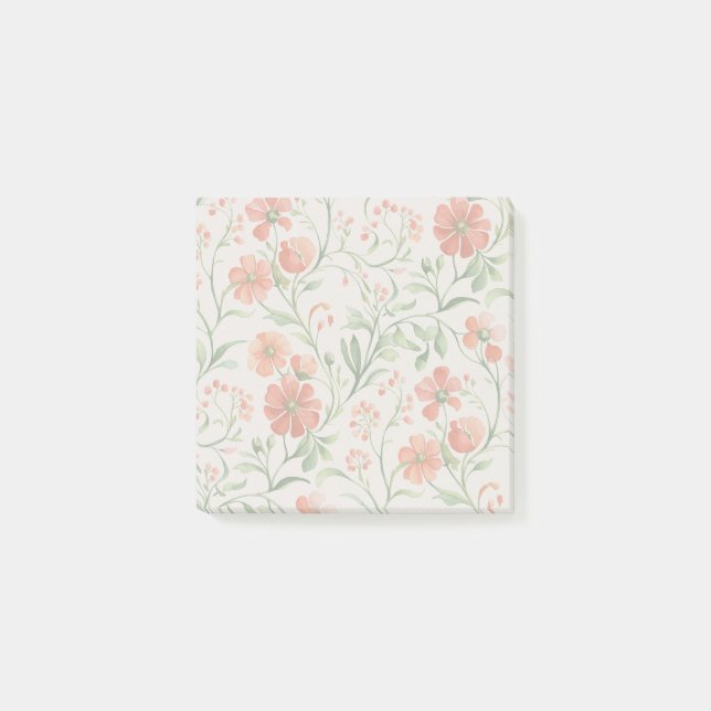 Flowers 3 post-it notes (Front)