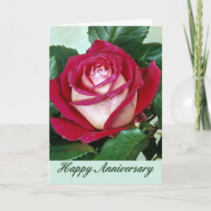 Flowers 507 anniversary card