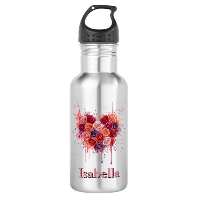 Flowers 532 Ml Water Bottle (Front)