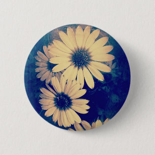 Flowers 6 Cm Round Badge