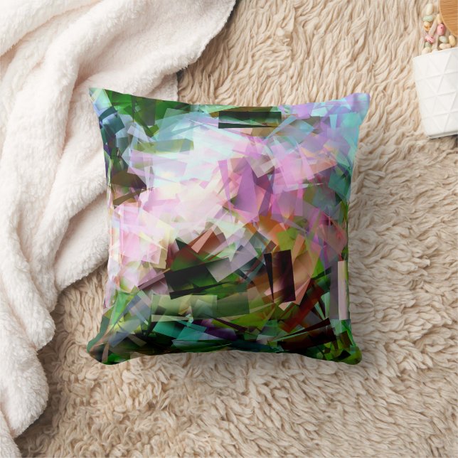 FLOWERS ABSTRACT CUSHION (Blanket)