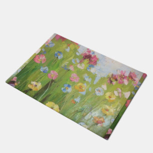 Flowers Abstract Doormat
