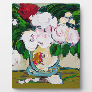 Flowers Abstract Plaque
