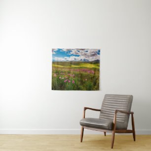 Flowers Altai Mountains, Siberia, Russia Tapestry
