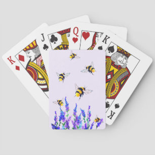 Flowers and Bees Playing Cards