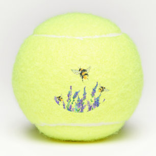 Flowers and Bees Tennis Balls