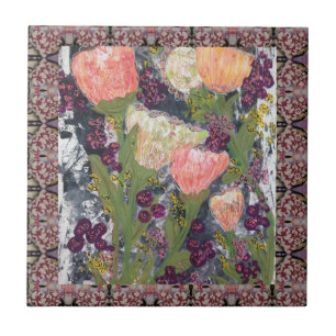 Flowers and Berries Tile