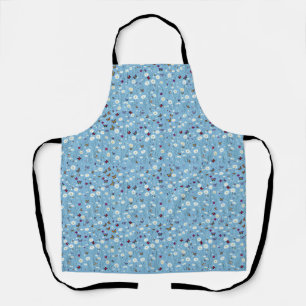 Flowers and butterflies apron