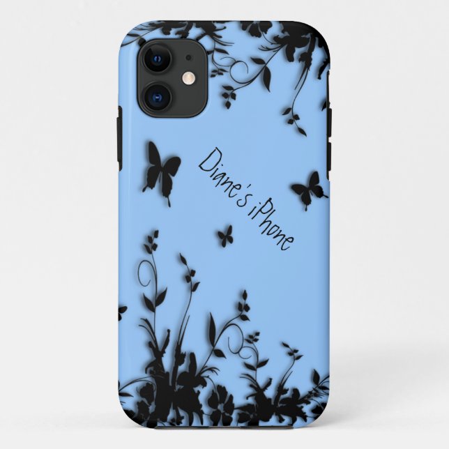 Flowers and Butterflies iPhone 5 Case (Back)