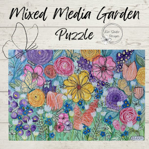 Flowers and Butterflies Jigsaw Puzzle