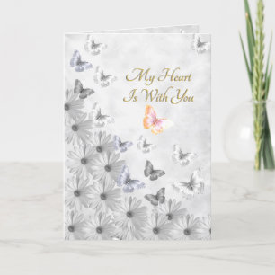 Flowers and Butterflies - Loss of a Sister Card