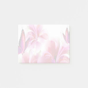 Flowers and Butterflies Post-it Notes