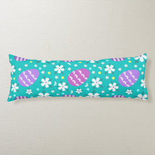 Flowers and Easter Eggs-Easter Pattern-Cute Body Cushion