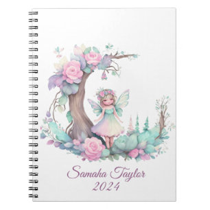Flowers and Fairy Watercolor Notebook