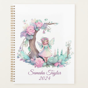 Flowers and Fairy Watercolor Planner