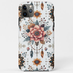 Flowers and Feathers Case-Mate iPhone Case