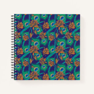 Flowers And Feathers Notebook