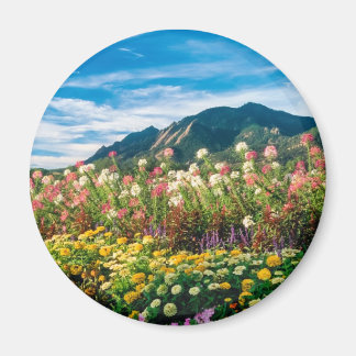 Flowers And Flatirons Magnet