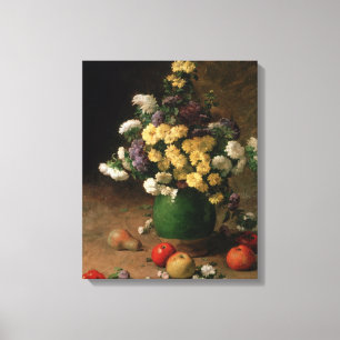 Flowers and Fruit, 1880 Canvas Print