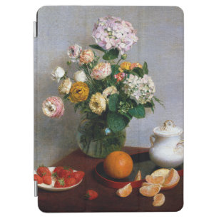 Flowers and Fruit, Henri Fantin-Latour iPad Air Cover