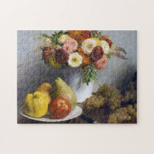 Flowers and Fruit, Henri Fantin-Latour Jigsaw Puzzle