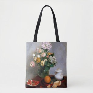 Flowers and Fruit, Henri Fantin-Latour Tote Bag