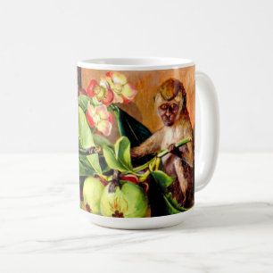 Flowers and fruit of Mangosteen; Singapore Monkey Coffee Mug