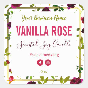 Flowers And Greenery Product Labels