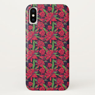 Flowers And Hummingbirds Case-Mate iPhone Case