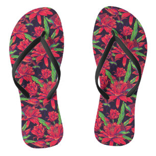 Flowers And Hummingbirds Jandals