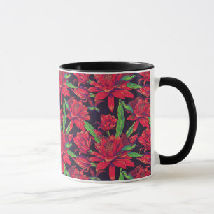Flowers And Hummingbirds Mug