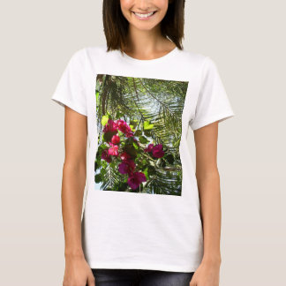 Flowers and Palm Tree T-Shirt