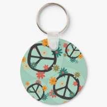 Flowers and Peace Blanket