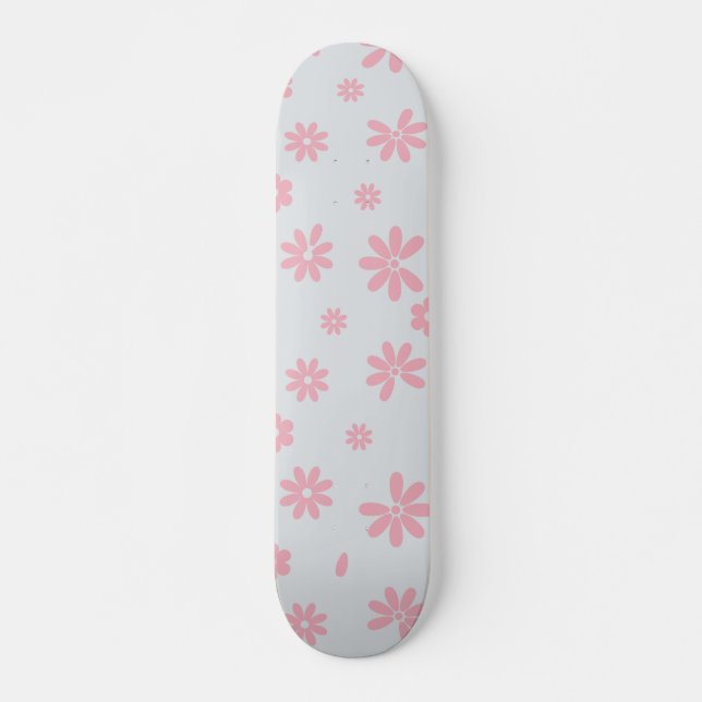 Flowers and Petals 12 Skateboard (Front)