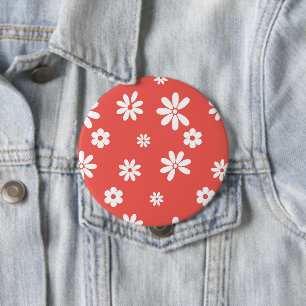 Flowers and Petals 1 10 Cm Round Badge