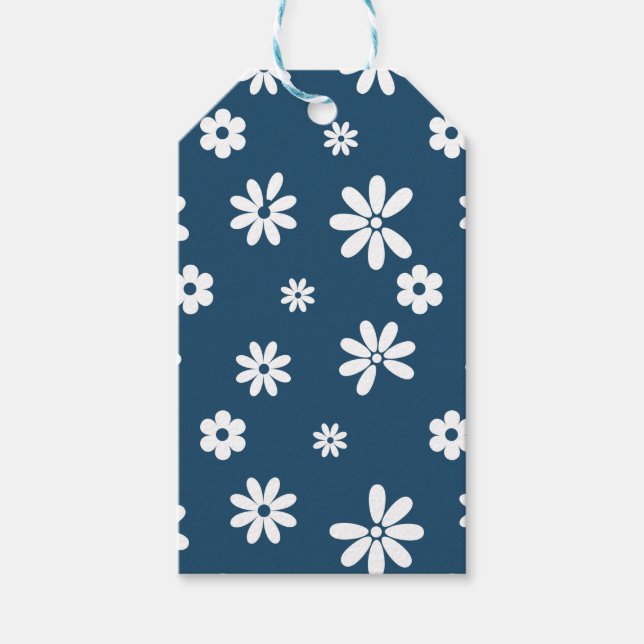 Flowers and Petals 4 Gift Tags (Front)