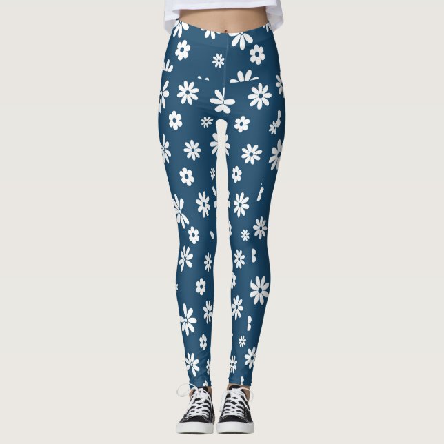 Flowers and Petals 4 Leggings (Front)