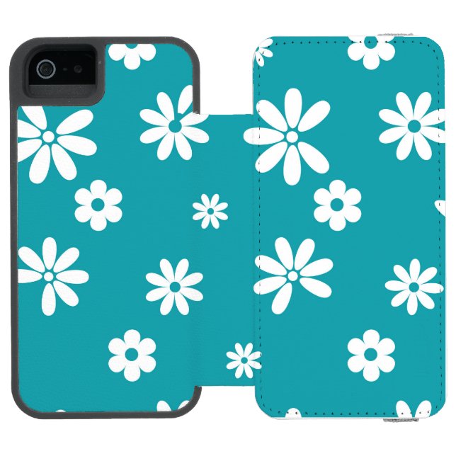 Flowers and Petals 5 Incipio iPhone Wallet Case (Folio Open)