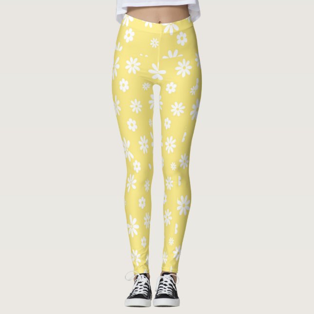 Flowers and Petals 6 Leggings (Front)